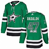 Stars 47 Alexander Radulov Green Drift Fashion Adidas Jersey,baseball caps,new era cap wholesale,wholesale hats